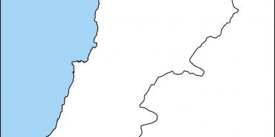 Blanke kort af Libanon